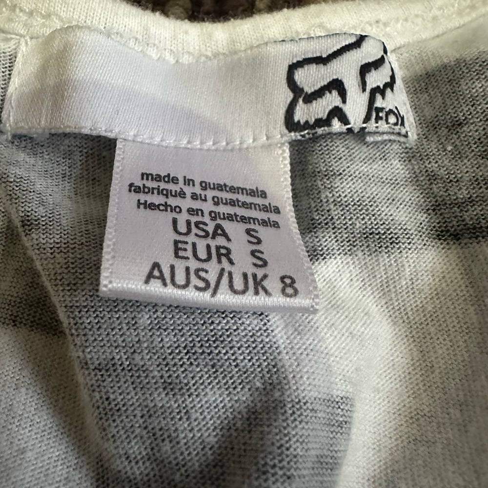 Fox Black and White Graphic Tank Top - Picture 2 of 7